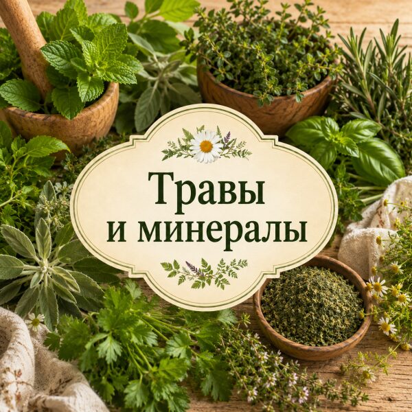 Травы и минералы