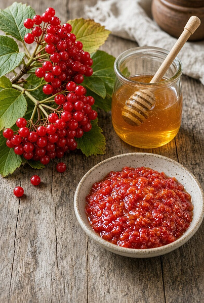 Калина с мёдом: народный рецепт для тех, кто ценит зимние заготовки